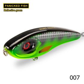 Noise Dog Bait Bionic Color Slow And Heavy Pumping Stop VMC Fishhook (Option: 007-115mm32g)