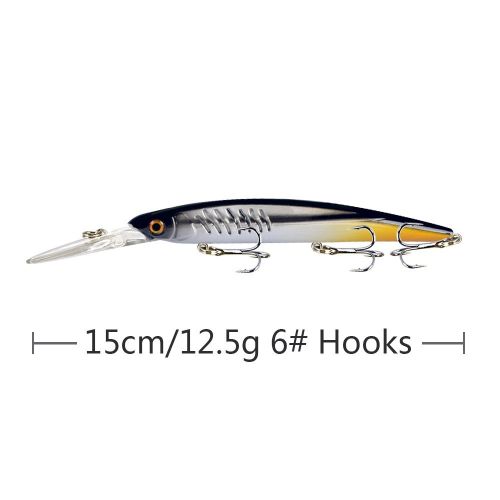 Floating Mino Long Tongue Plate Topmouth Culter Lure Mandarin Fish Army