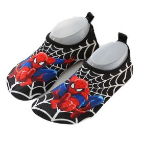 Marvel Spider-Man Boys Floor Socks Girls Frozen Elsa Children Outdoor Water Shoes Kids Diving Wading Shoes Beach Swimming Shoes (Color: spiderman-1)