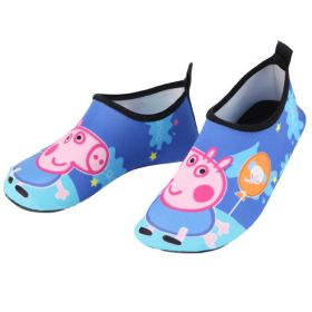 Marvel Spider-Man Boys Floor Socks Girls Frozen Elsa Children Outdoor Water Shoes Kids Diving Wading Shoes Beach Swimming Shoes (Color: piggy-22)