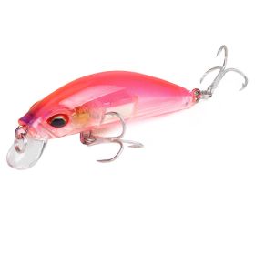 1Pcs Lifelike Luminous Minnow Winter Fishing Lures 70mm/11g Hard Artificial Bait Fish Tackle Crankbaits Fishing Accessories (Color: 4)