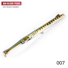 Fishing Slow-shake Submerged Pencil Jinqiang Lure Sea Water (Option: 007-225mm27g)