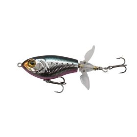 Fashion Personality Lure Floating Tossing (Option: Silver Nail Black Back-80mm)