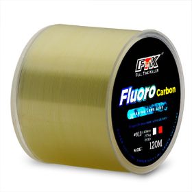 Nylon Thread Multicolor Fishing Line 120 M (Option: Light Yellow-Number8)